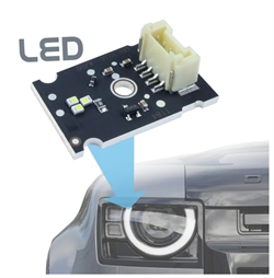 Land Rover LED forlygte reparations print til New Defender L663 forlygte